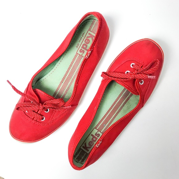 keds teacup red